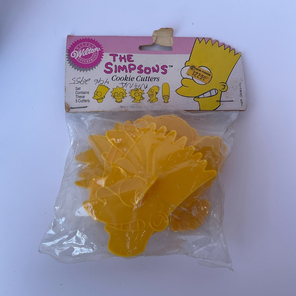 Vintage Wilton The Simpsons Cookie Cutters New Sealed 1990